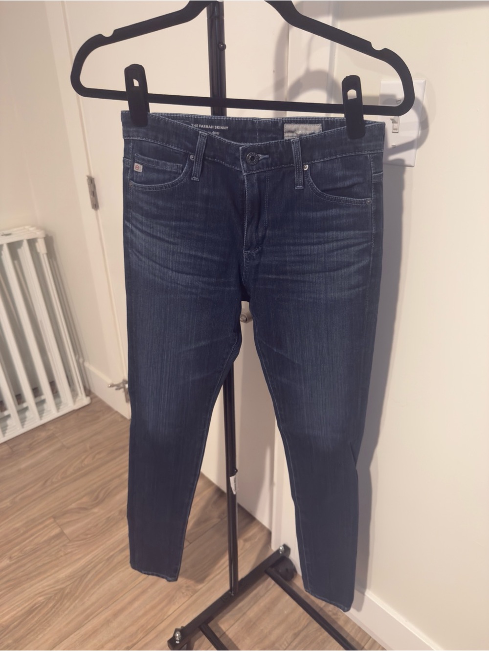 Ag Adriano Goldschmied Women's Skinny Jeans in Dark Indigo